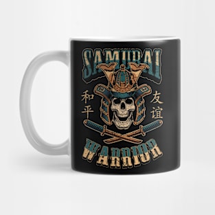 Samurai Warrior Skull Mug